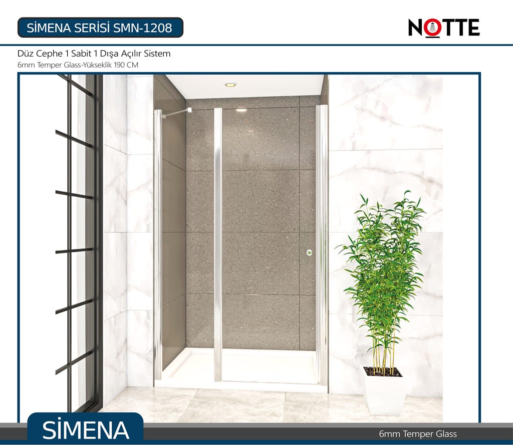 SMN-1208 duşakabin, banyo.
